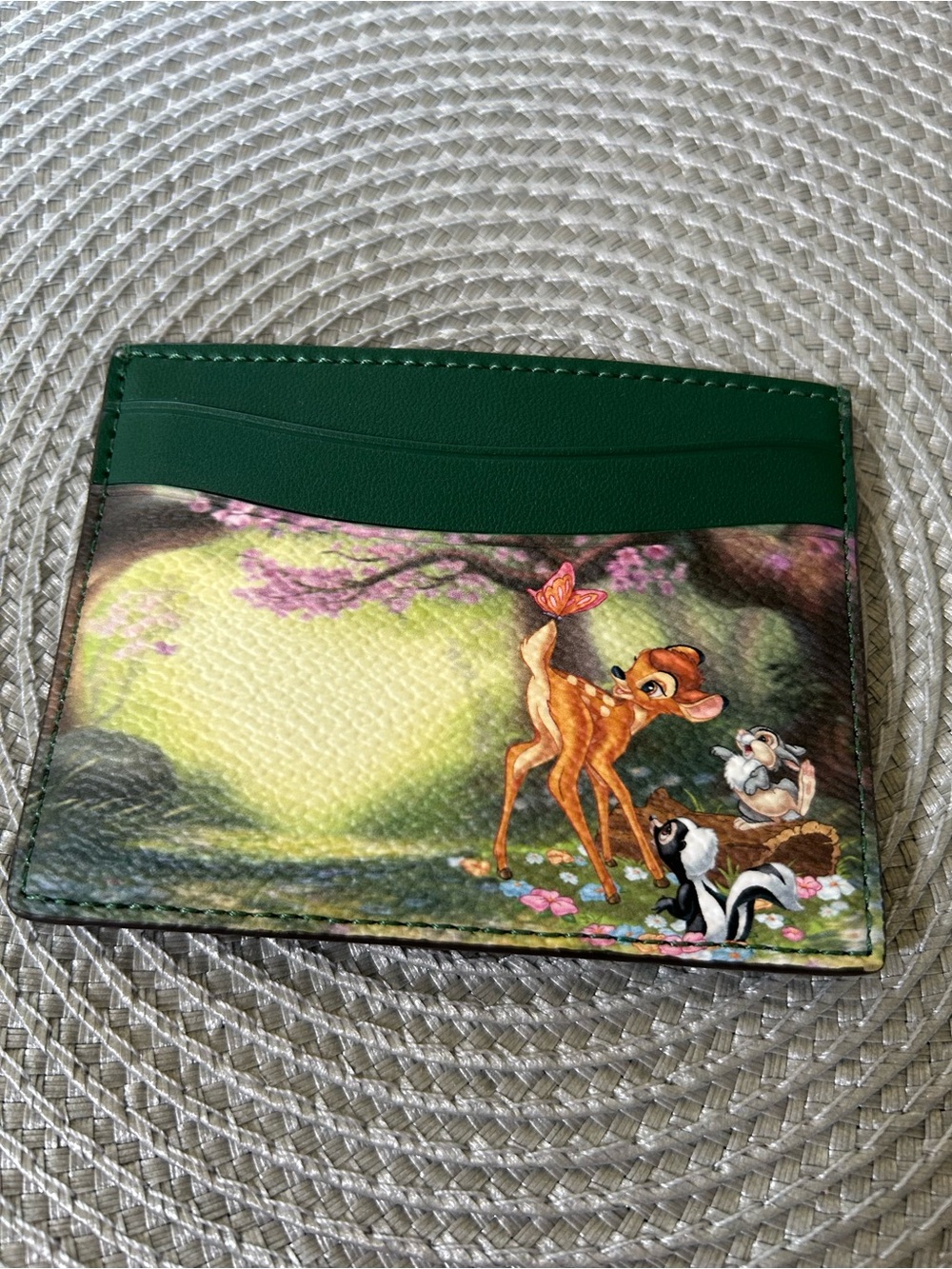 kate spade Forest Bambi Card Holder in Green LIMITED EDITION